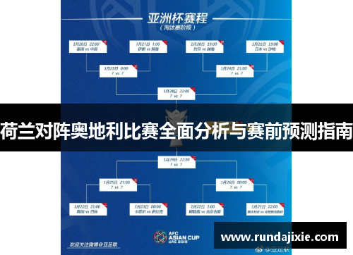 荷兰对阵奥地利比赛全面分析与赛前预测指南