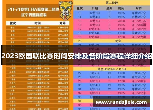 2023欧国联比赛时间安排及各阶段赛程详细介绍 2023欧国联比赛时间安排及各阶段赛程详细介绍