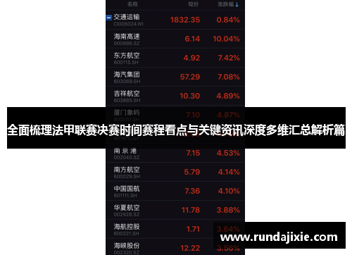 全面梳理法甲联赛决赛时间赛程看点与关键资讯深度多维汇总解析篇 全面梳理法甲联赛决赛时间赛程看点与关键资讯深度多维汇总解析篇